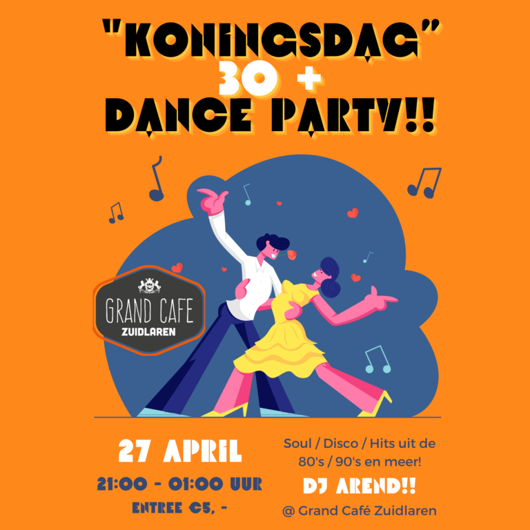 Koningsdag 30 Dance Party Vierkant 768x768