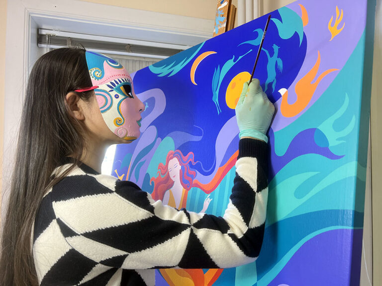 Toyism Clamaoing painting 768x576